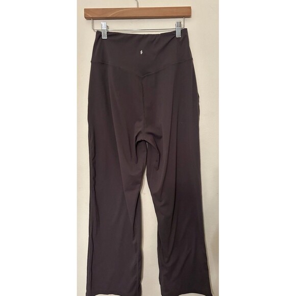 Soothfeel Wide leg pants Yoga High Waist Dark Grey Size Small Inseam 28 NWT - Picture 3 of 5